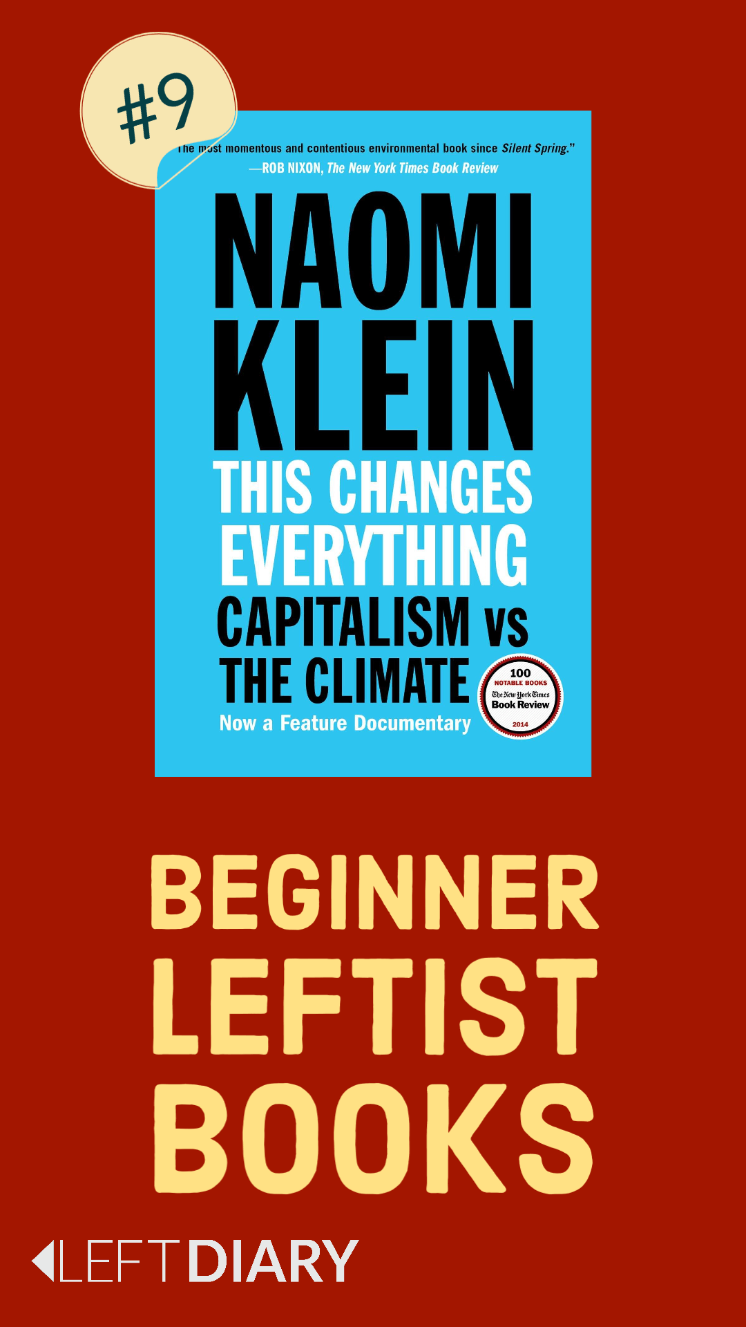 Beginner anti-capitalist books This Changes Everything: Capitalism vs the Climate by Naomi Klein