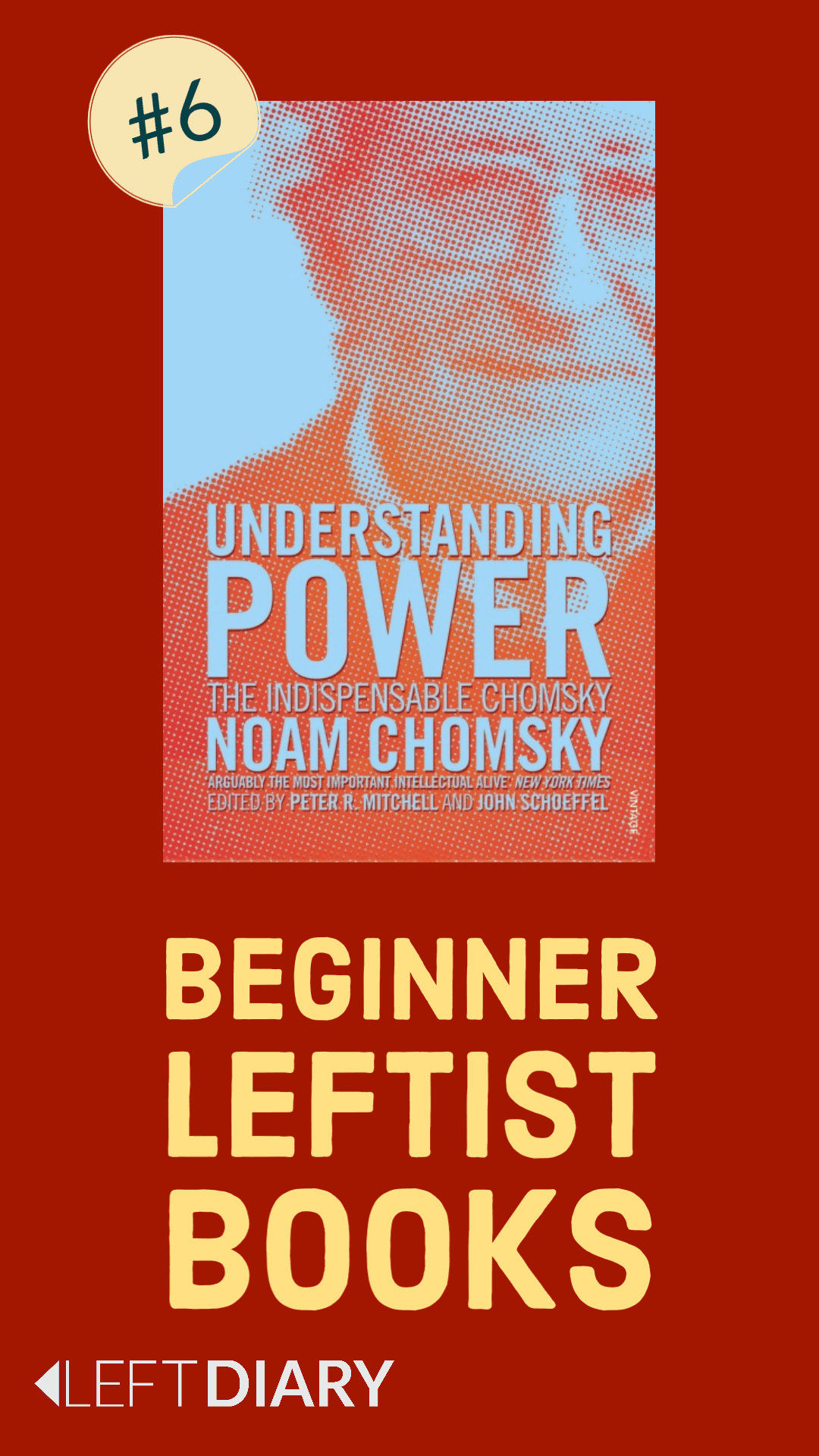 Beginner leftist books list Understanding Power – Noam Chomsky
